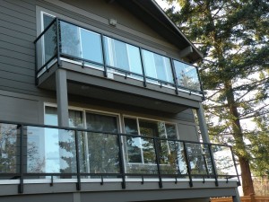 tempered glass railings